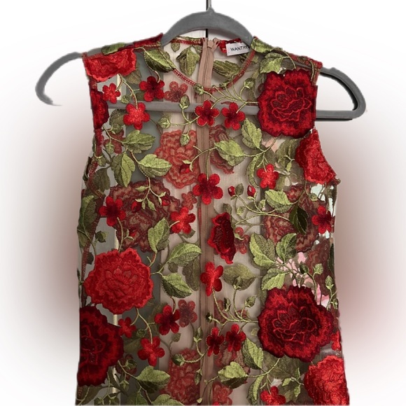 NWOT WANT MY LOOK SEE THROUGH DRESS SIZE S - Picture 5 of 14